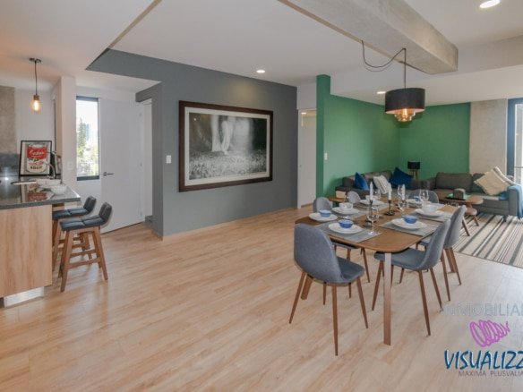 Visualizza Inmobiliaria Tequisquiapan Departamento en Venta a estrenar con amenidades en Colonia Alpes %